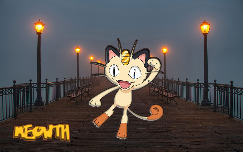 Meowth Pokemon Go обзор - эволюция Мяут в Покемон Го, где найти и как поймать покемона