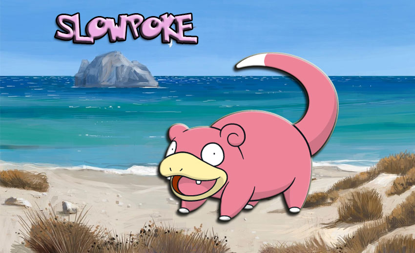 Slowpoke Pokemon Go - картинка покемона Слоупок